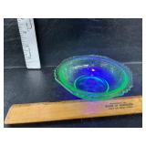 Uranium glass bowl