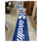 Banners and posters most racing