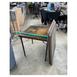 3 card tables