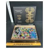 Cigar box with jewelry