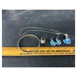 Sterling silver bracelet,ring and necklace