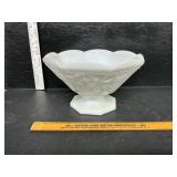 Milk glass dish