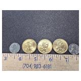 Sacagawea dollars and metal pennies