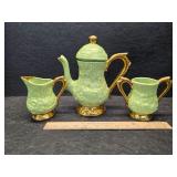 Vintage Floral embossed tea set