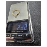 14K ring with diamond