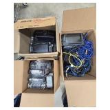 3 boxes of auto stereos