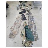 Large lot of camouflaged