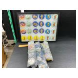 3 packs of Warner Brothers buttons