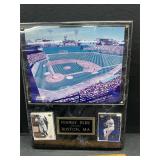 Fenway park with cards