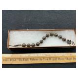 Silpada sterling silver plumeria flower & jasper