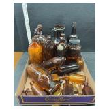 Brown glass lot