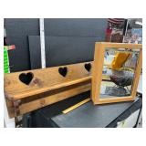 Pine shelf and medicine cabinet