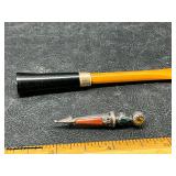 Sterling silver pin and cigarette holder