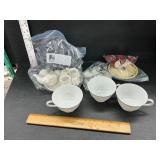 Miniature tea sets and cups