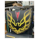 Large metal Pontiac sign