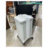 Running air purifier