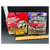 2 Johnny Lightning cars