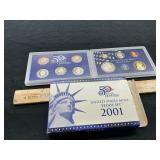 2001 US mint proof set