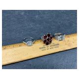 Sterling silver rings