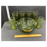 Green glassware