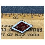 1.86 grams 10k gold Wiscasset mills pin