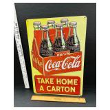 Metal Coke sign