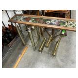 Brass table bases and other