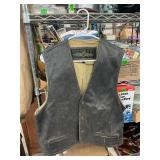 Leather vest
