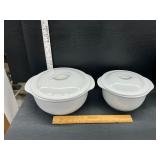 2 Corelle bowls