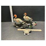 Ducks and a turtle