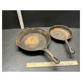 Cast iron pans