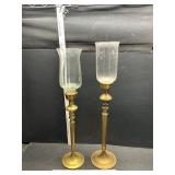Brass candle lamps