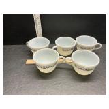 Vintage Pyrex cups