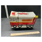 Matchbox case and contents