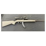 Remington mod 597 .22 with light, laser, scope