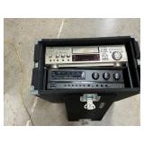 Box with cd player and amplifier