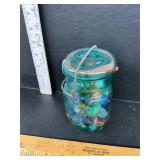 Jar of marbles