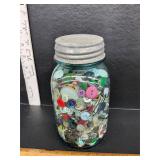 Jar of buttons