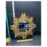 Metal frame mirror