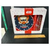 Star Wars milk and cookies set