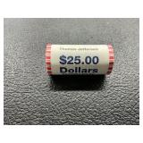 25 Thomas Jefferson dollars