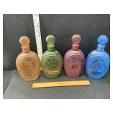 Ezra Brooks whisky bottles