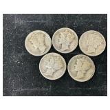 5 silver dimes
