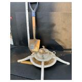 Shovel and tree stand