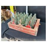 Coke crate and bottles