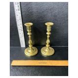 Brass candle stands