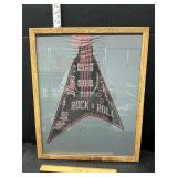 Framed Rock and Roll tee shirt