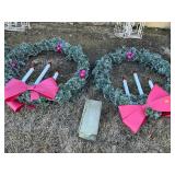 2 - 4ft Christmas Wreaths