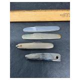 4 advertising knives