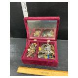 Box with jewelry